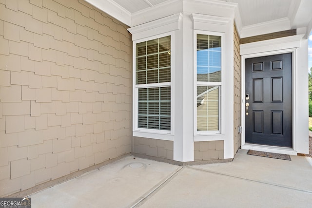 view of entrance to property