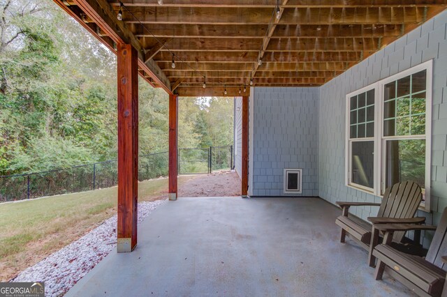 view of patio