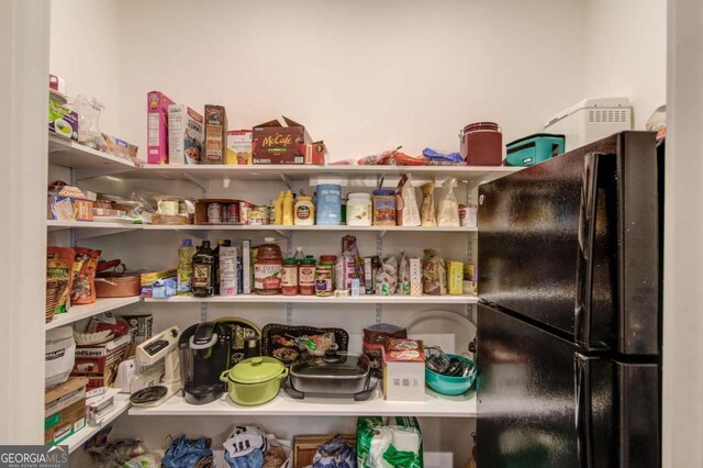 view of pantry