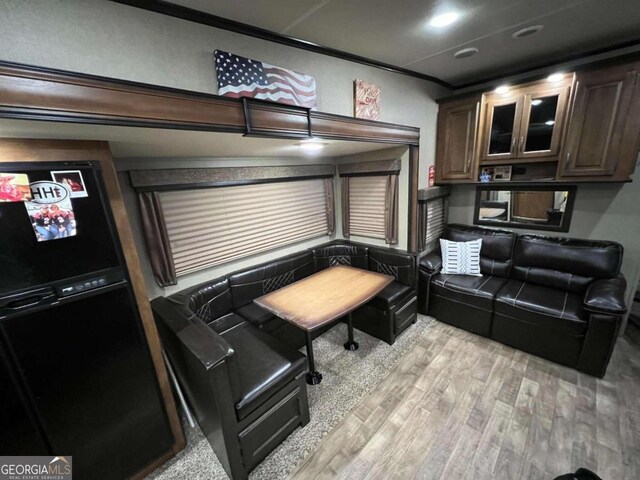 interior space featuring light hardwood / wood-style floors