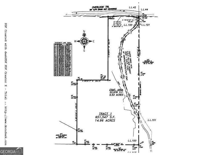 000 Overlook Trl, Acworth GA, 30101 land for sale