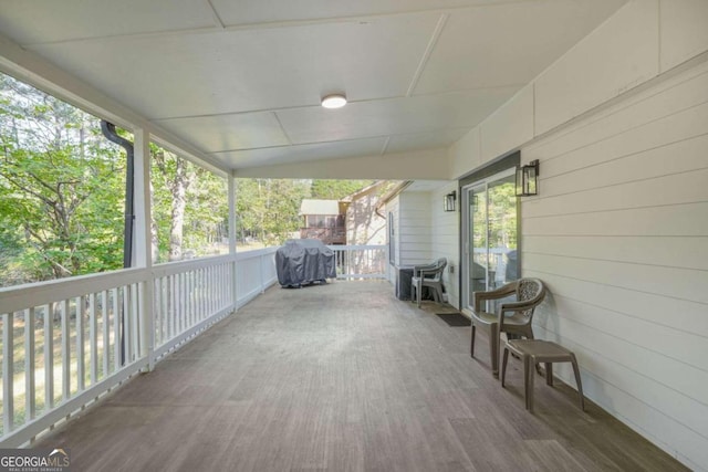 view of patio / terrace featuring grilling area