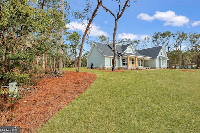 view of front of house featuring covered porch