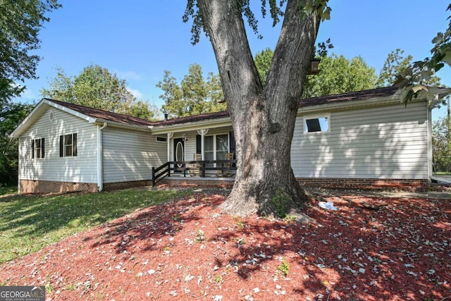 view of ranch-style house