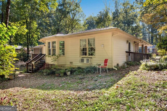 view of rear view of house