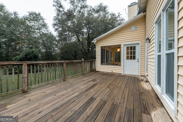 view of deck