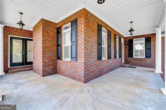 view of patio / terrace featuring a porch