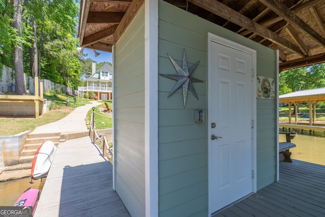 view of property entrance