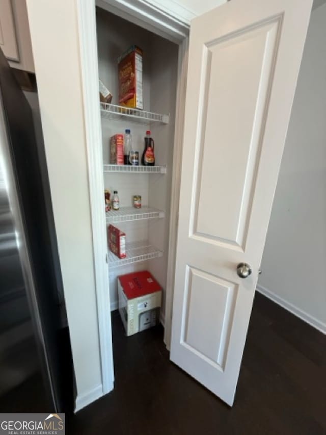 view of pantry