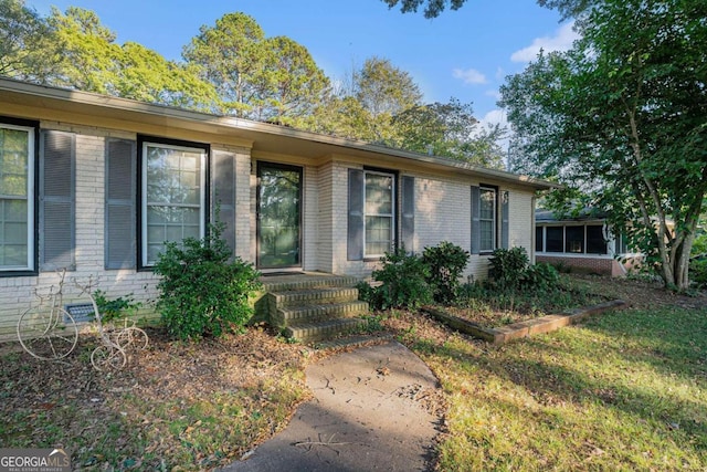 view of ranch-style home