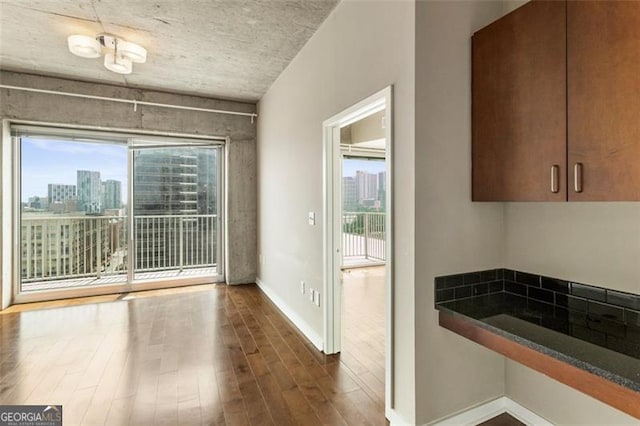 dining area featuring hardwood / wood-style floors