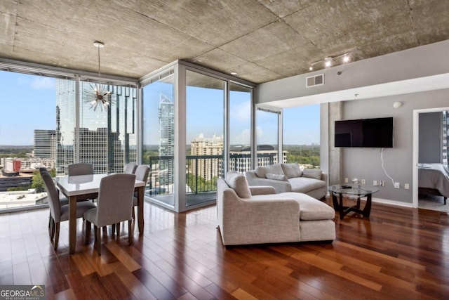 sunroom with a wealth of natural light