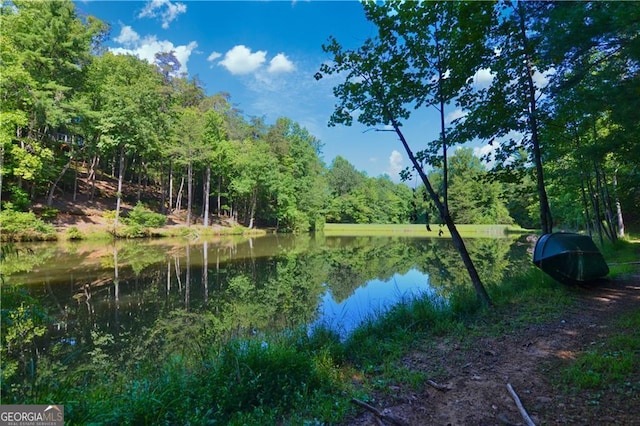 property view of water