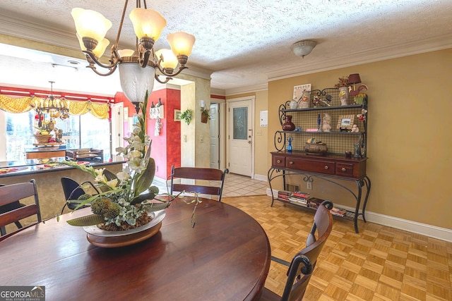 interior space featuring ornamental molding