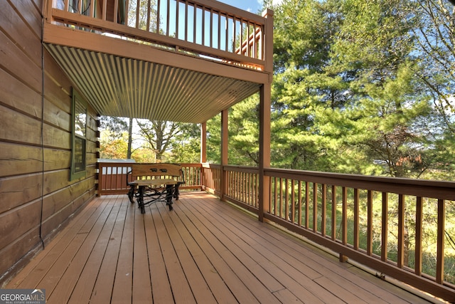 view of deck