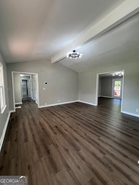 foyer entrance with dark hardwood / wood-style flooring