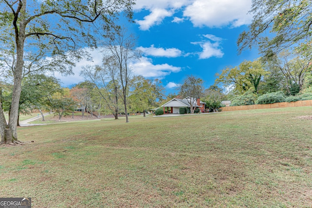 view of yard