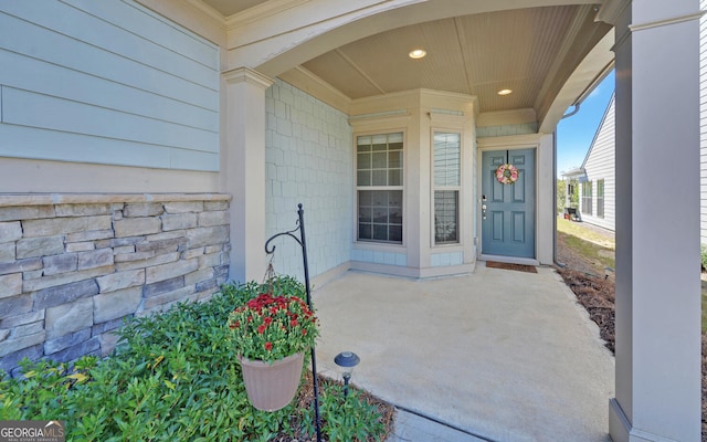 view of entrance to property