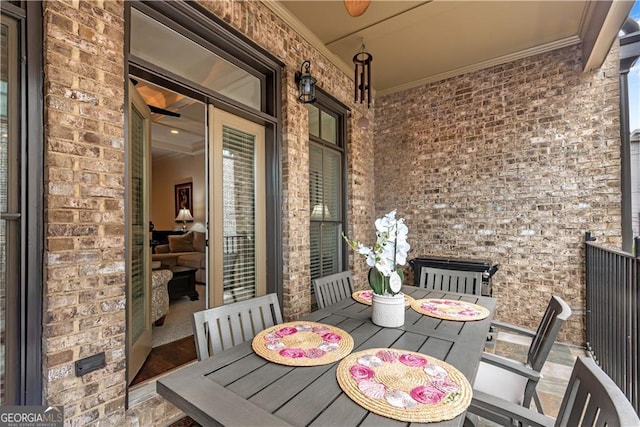3637 Habersham Rd NW Unit 46, Atlanta, GA 30305 - view of patio / terrace featuring outdoor dining area