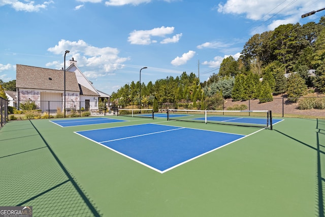 view of sport court with basketball court