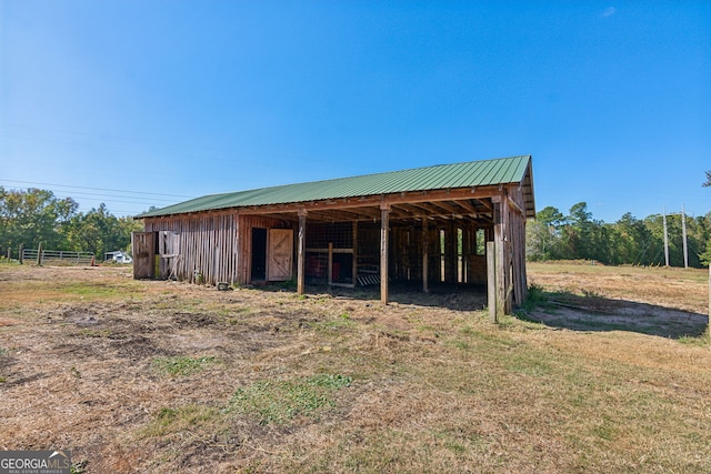 view of outbuilding