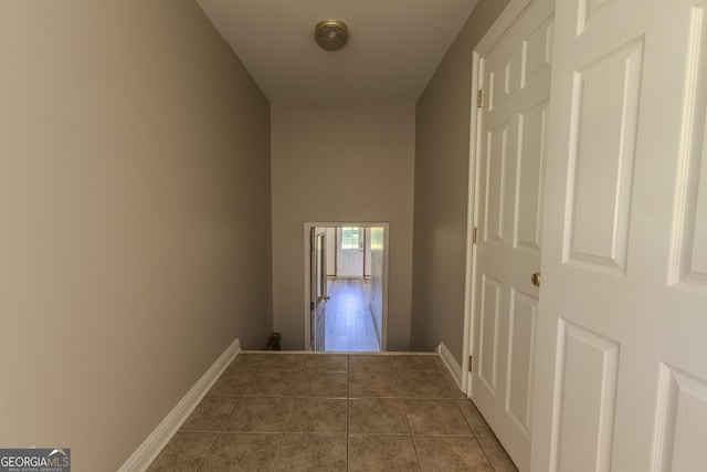1201 Keencheefoonee Rd, Rutledge, GA 30663 - hall with baseboards and tile patterned flooring