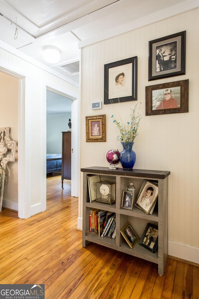 5605 Ga Highway 121, Blackshear, GA 31516 - corridor with light wood-style flooring and baseboards