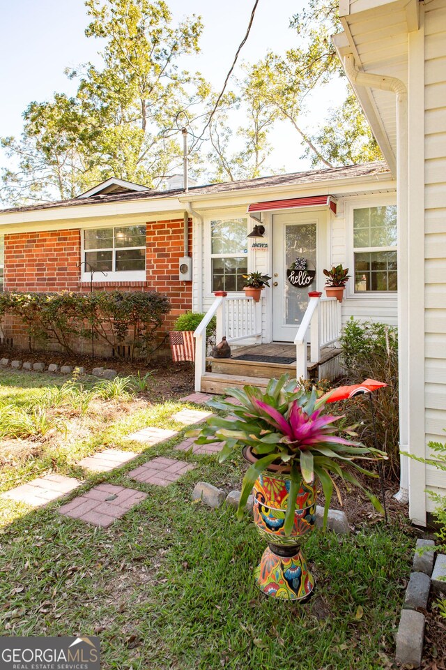 5605 Ga Highway 121, Blackshear, GA 31516 - view of front of house with brick siding