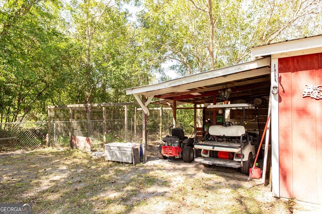 5605 Ga Highway 121, Blackshear, GA 31516 - view of yard featuring a carport