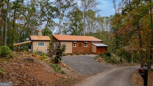 view of ranch-style house