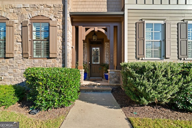 view of property entrance