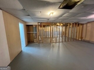 view of basement