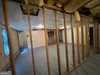 view of basement