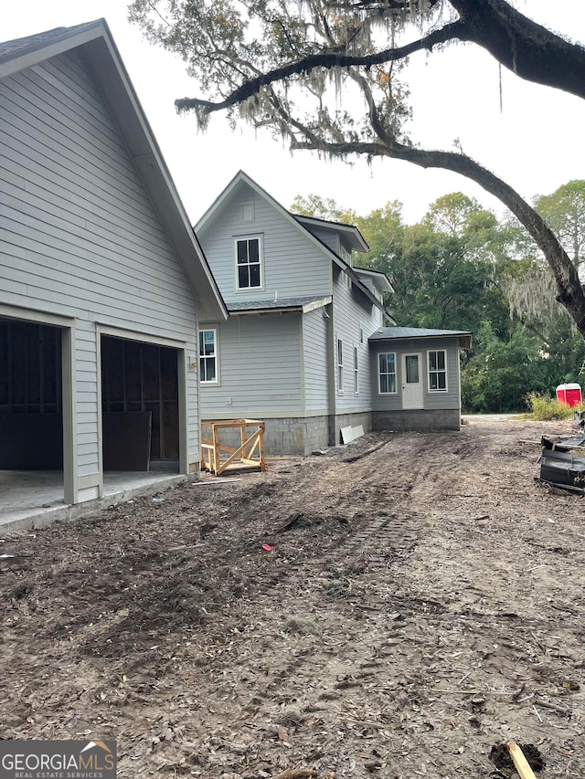 view of rear view of property