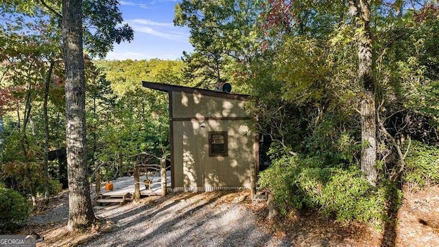 view of outbuilding