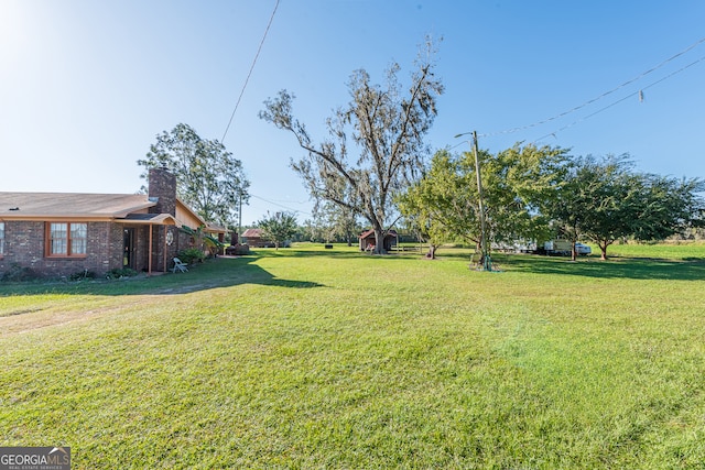 view of yard