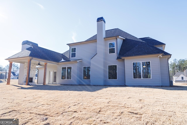 view of rear view of property