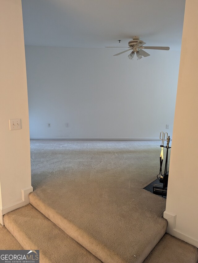 interior space with carpet floors