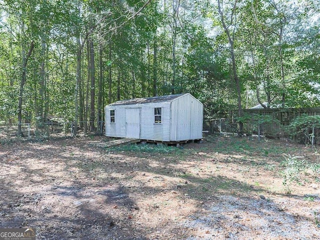 view of outbuilding