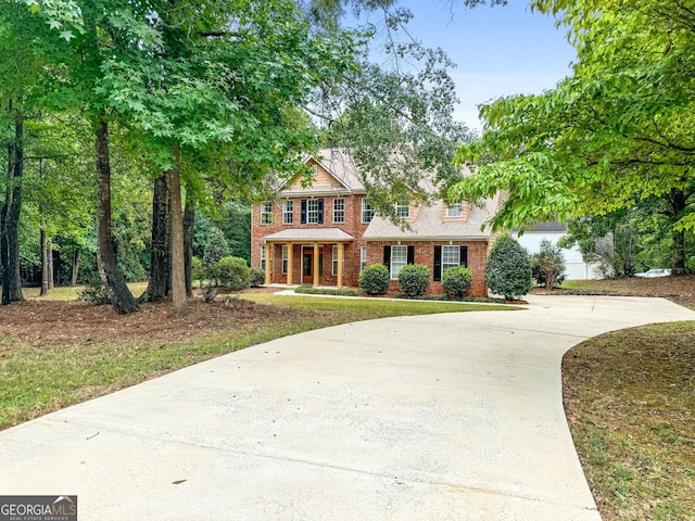 view of colonial-style house