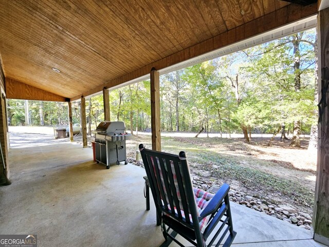4153 Glenn Rd, Franklin, GA 30217 - view of patio featuring grilling area