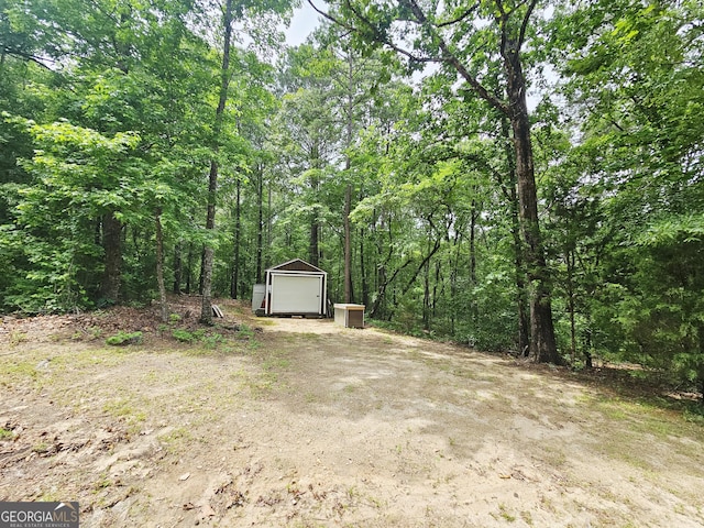 4153 Glenn Rd, Franklin, GA 30217 - view of yard featuring a forest view