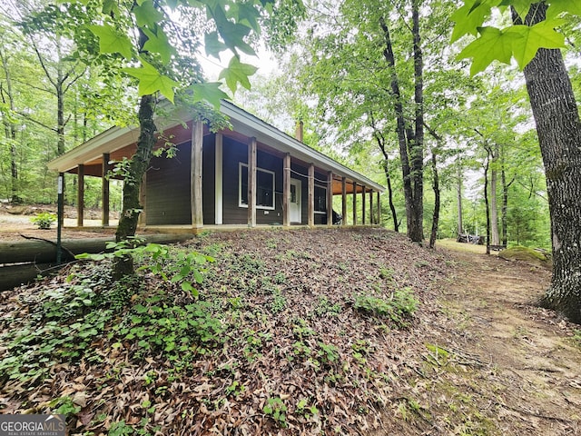 4153 Glenn Rd, Franklin, GA 30217 - view of property exterior with covered porch