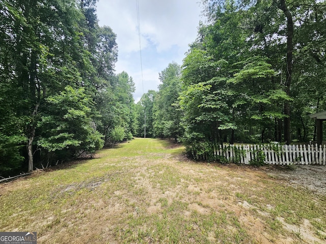 4153 Glenn Rd, Franklin, GA 30217 - view of yard featuring a forest view