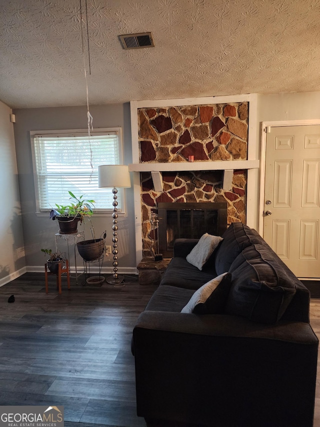 corridor featuring dark hardwood / wood-style flooring