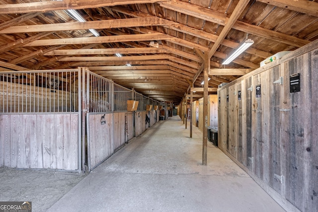 view of stable