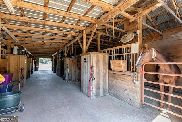 view of stable