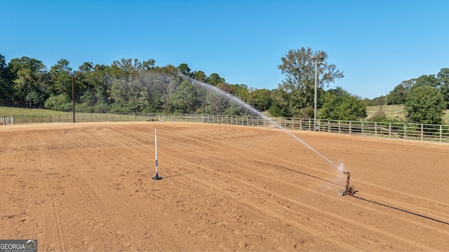 view of property's community with a rural view