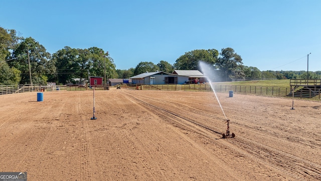 surrounding community with a rural view