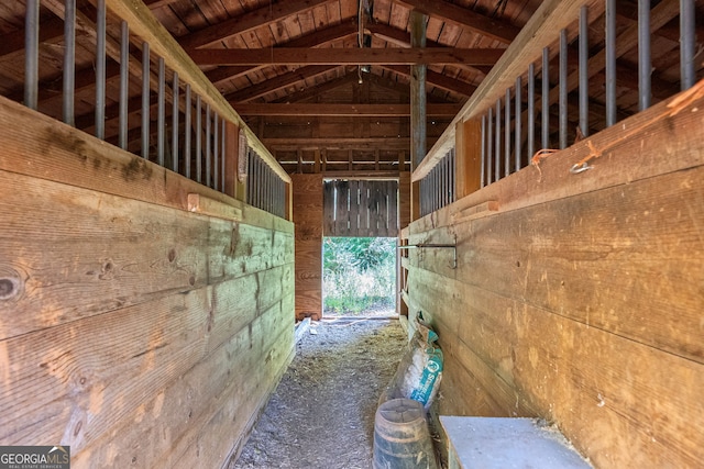 view of stable